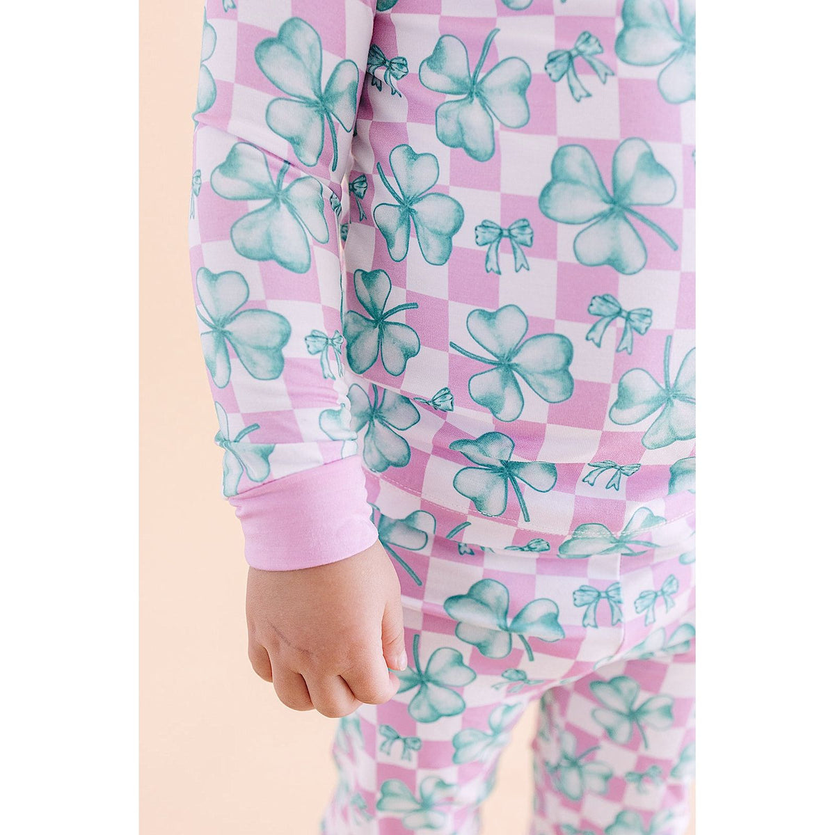 Bamboo Two Piece Set | Shamrock &amp; Bows