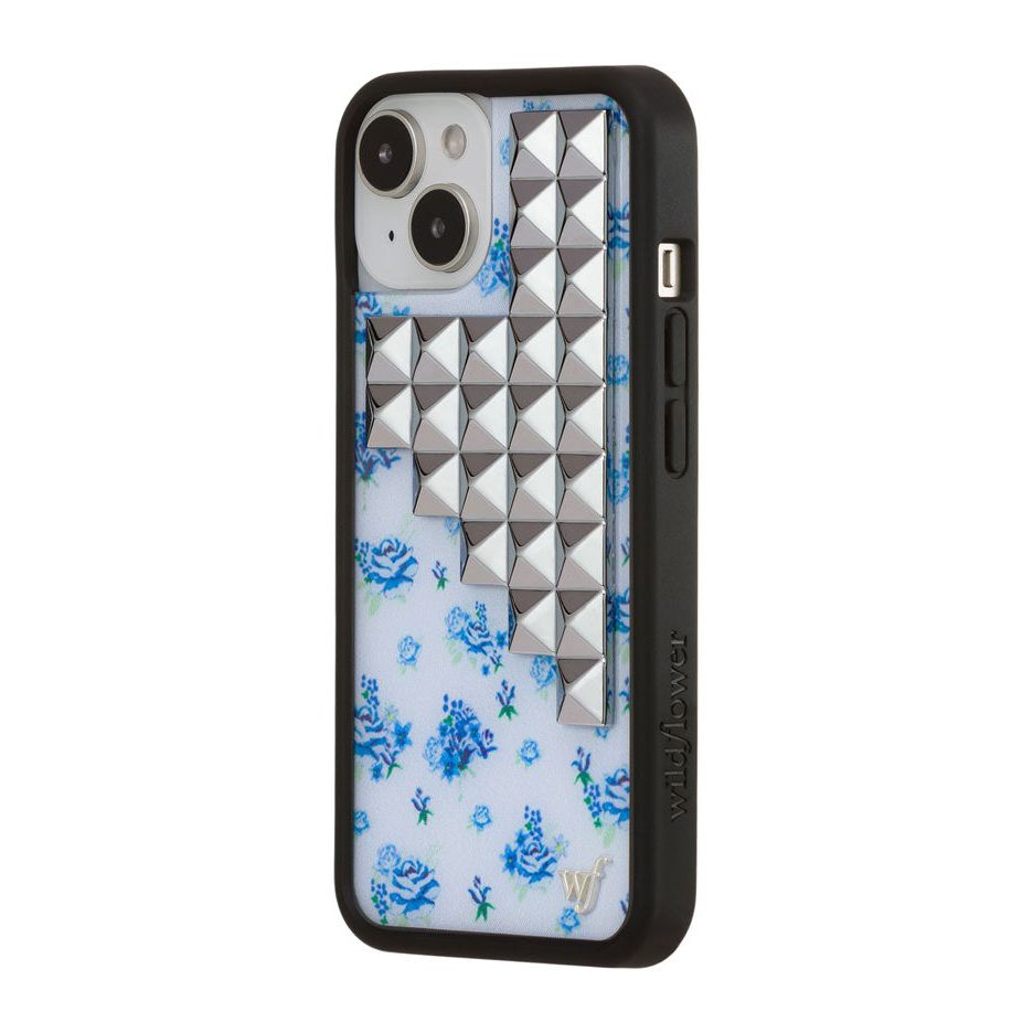 Forget Me Not Floral Stud iPhone Case