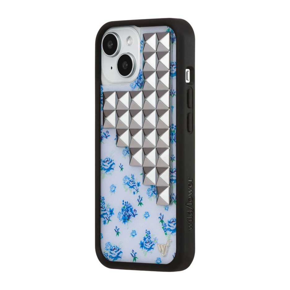 Forget Me Not Floral Stud iPhone Case