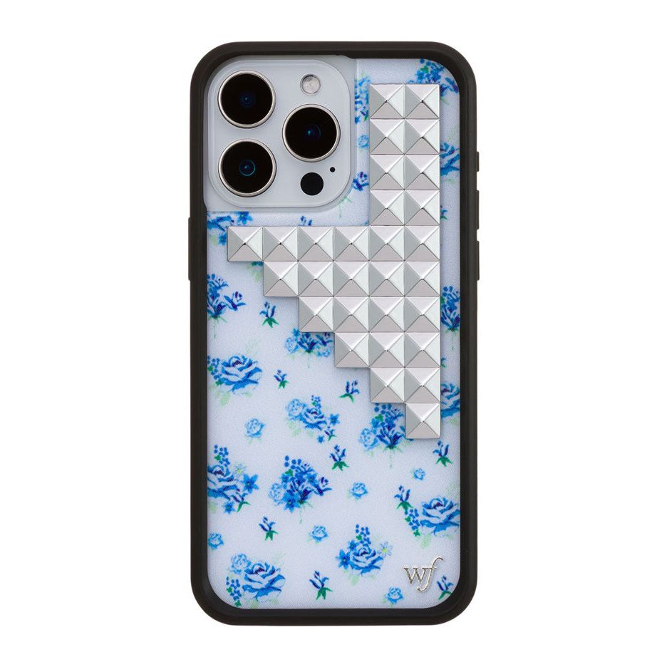 Forget Me Not Floral Stud iPhone Case