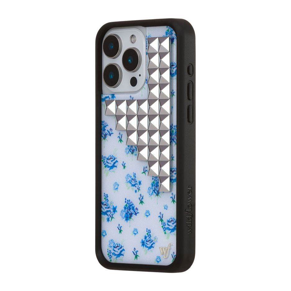 Forget Me Not Floral Stud iPhone Case
