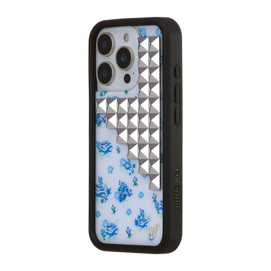 Forget Me Not Floral Stud iPhone Case