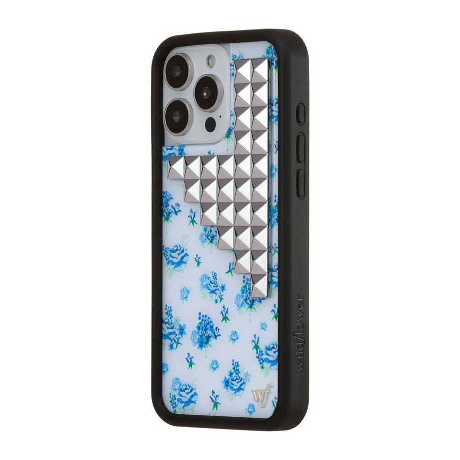 Forget Me Not Floral Stud iPhone Case