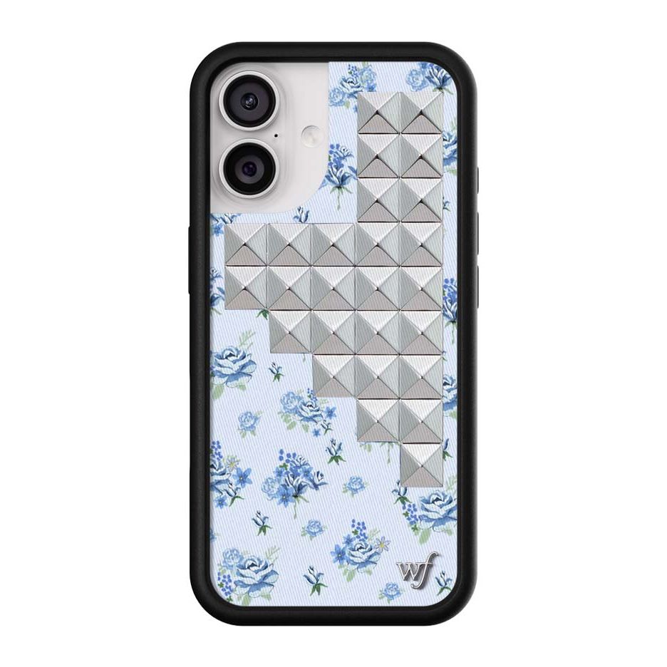 Forget Me Not Floral Stud iPhone Case