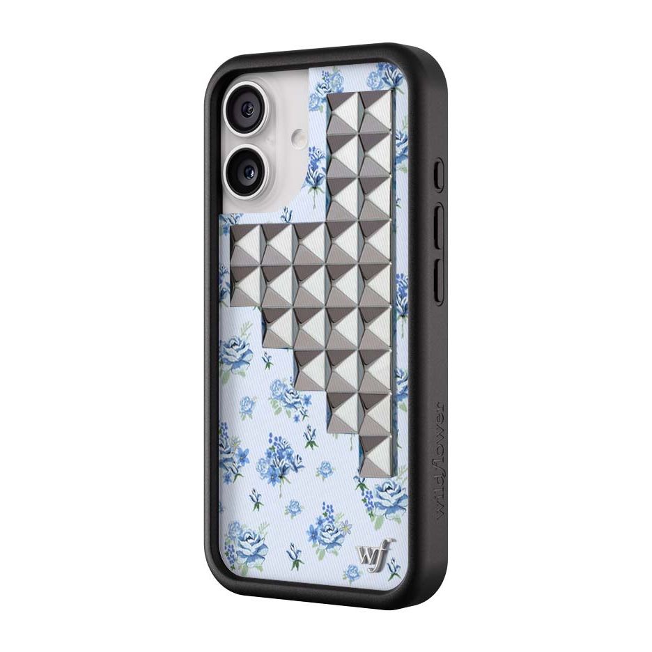Forget Me Not Floral Stud iPhone Case