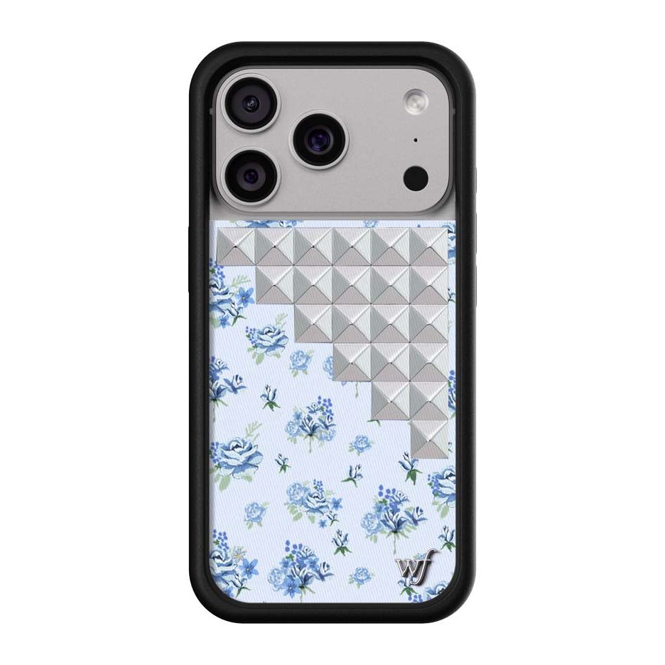 Forget Me Not Floral Stud iPhone Case