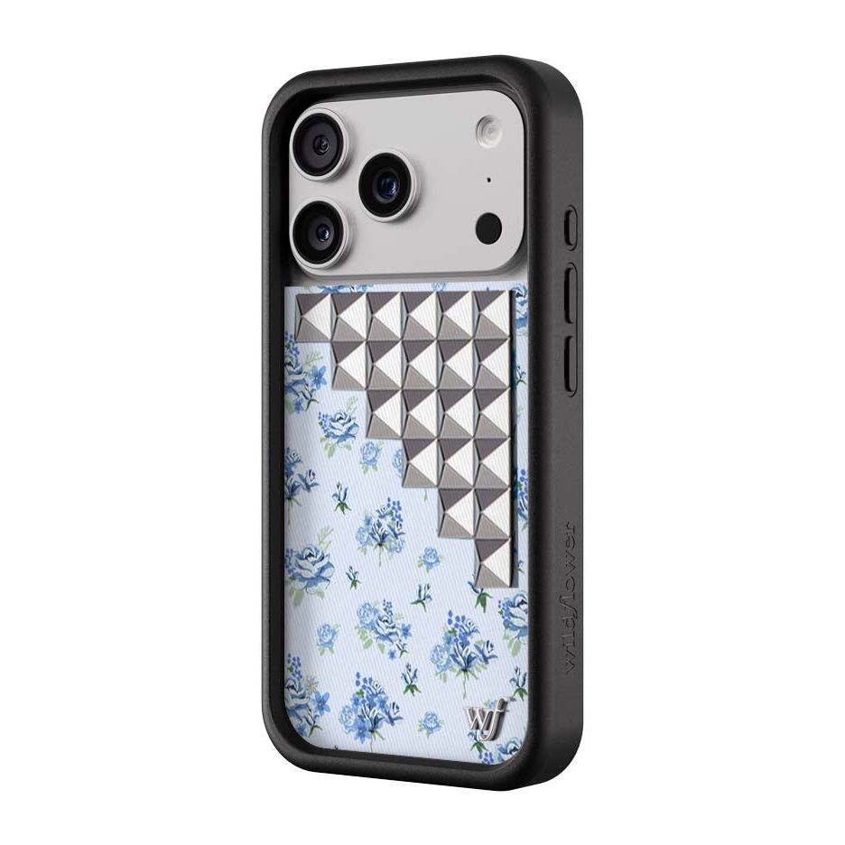 Forget Me Not Floral Stud iPhone Case