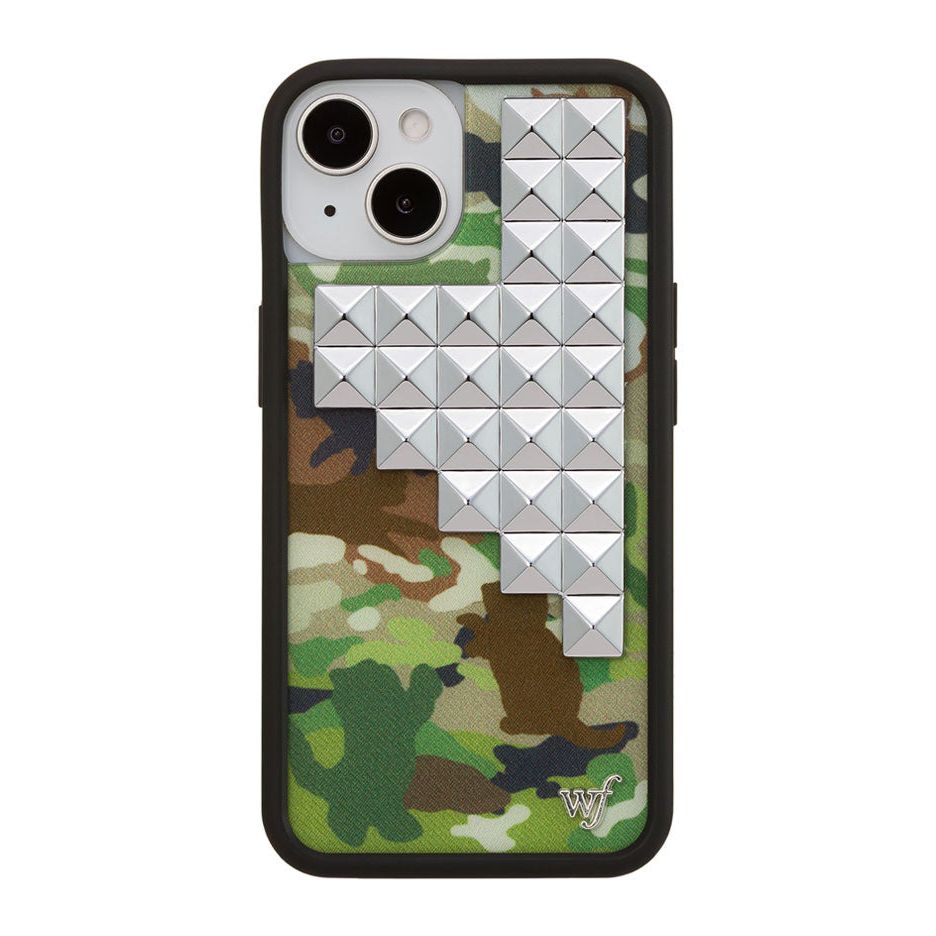Cat Camo Stud iPhone Case
