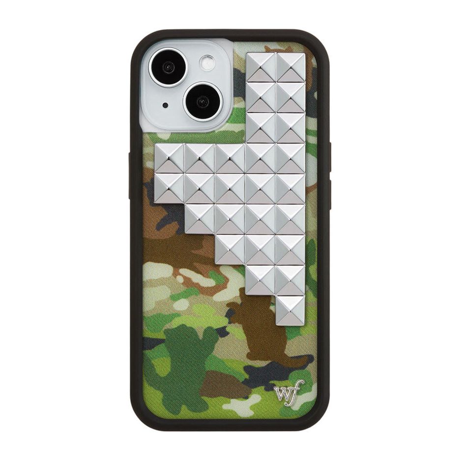 Cat Camo Stud iPhone Case