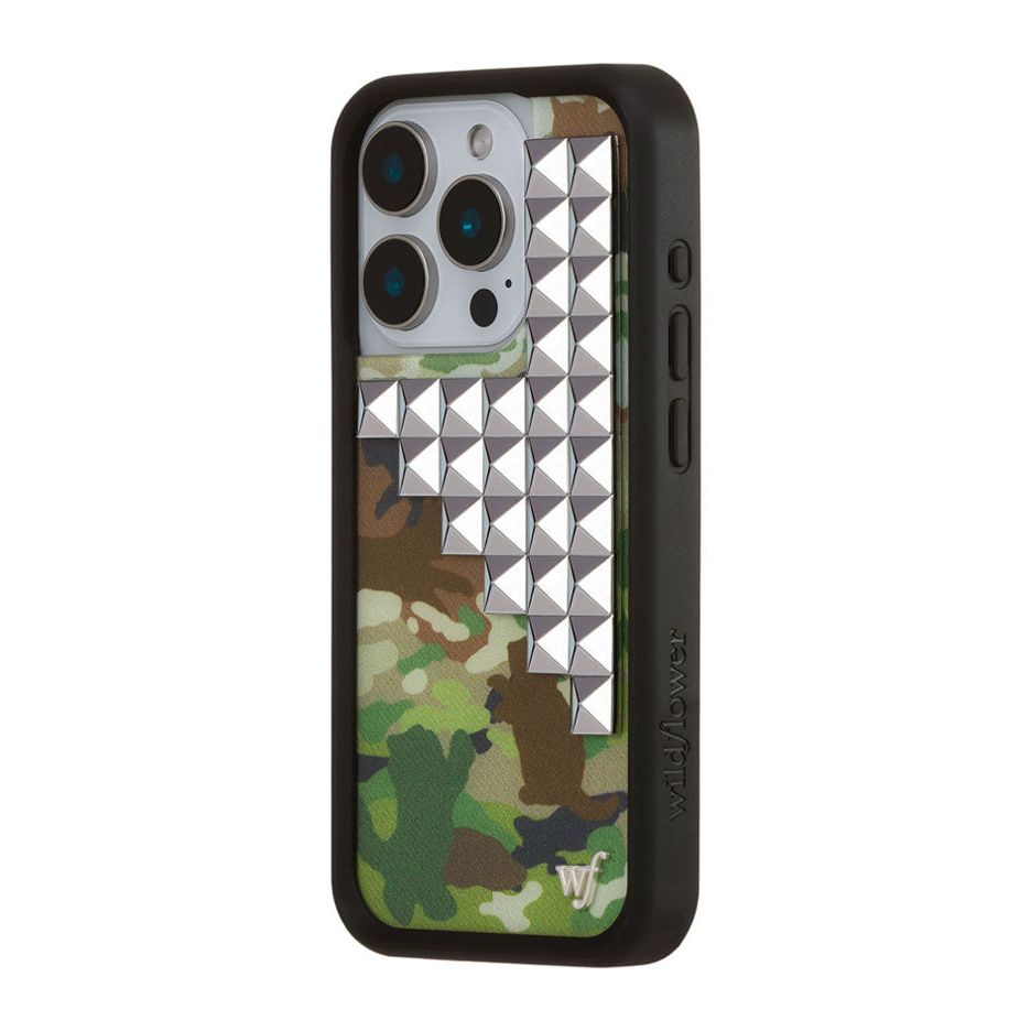 Cat Camo Stud iPhone Case