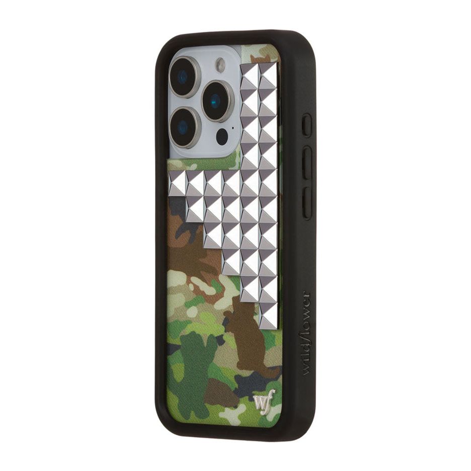 Cat Camo Stud iPhone Case