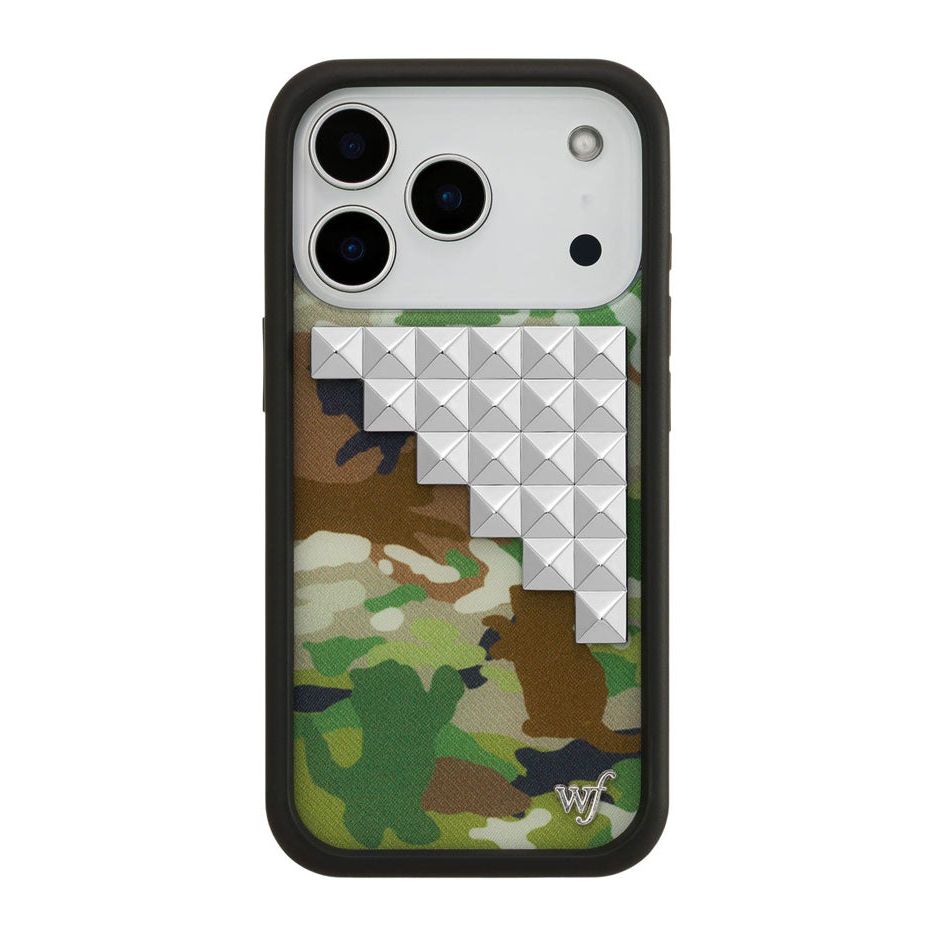Cat Camo Stud iPhone Case