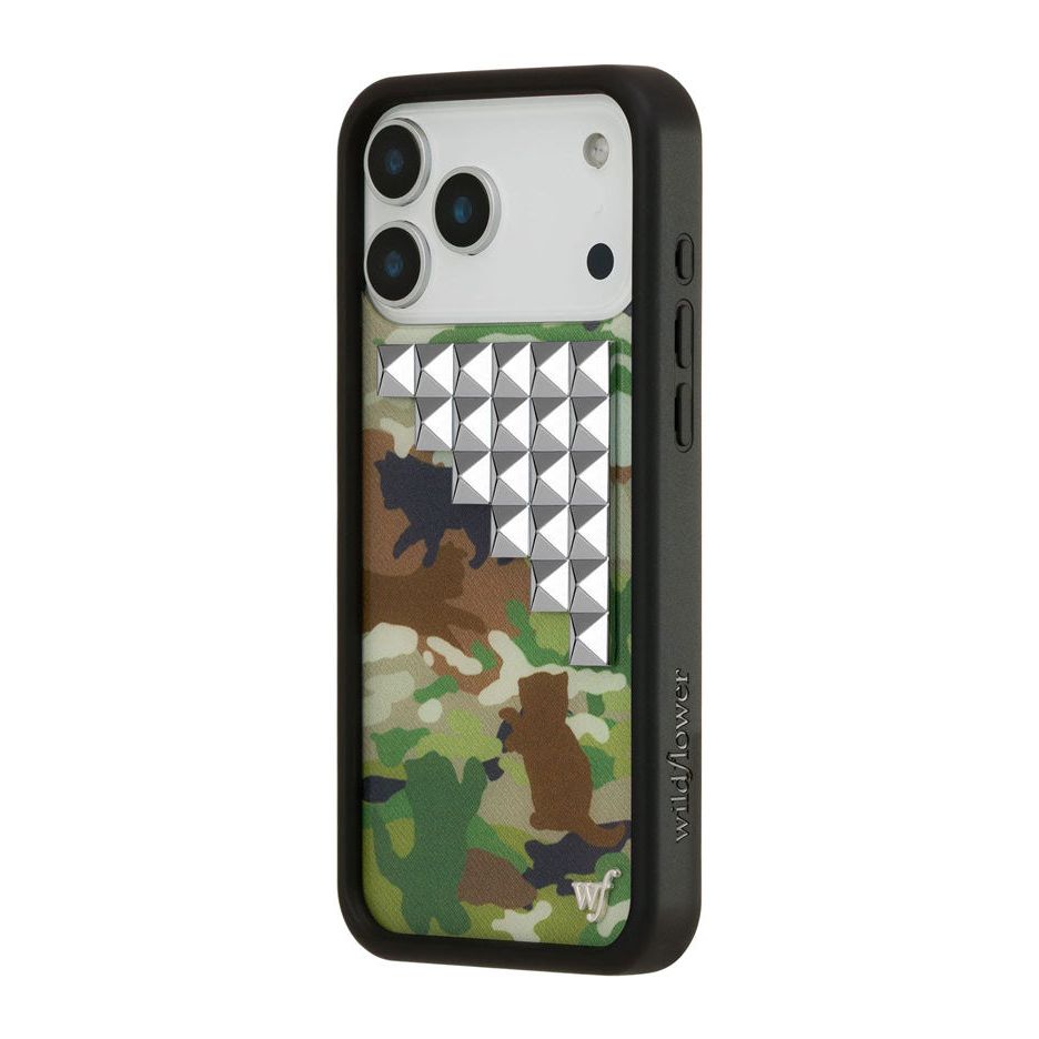 Cat Camo Stud iPhone Case