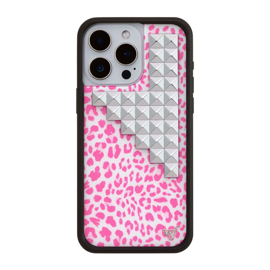 Pink Meow Stud iPhone Case