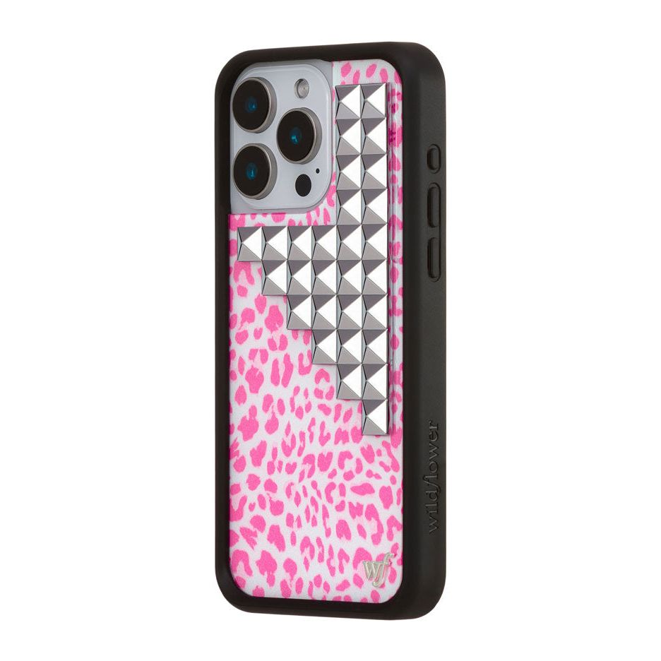 Pink Meow Stud iPhone Case