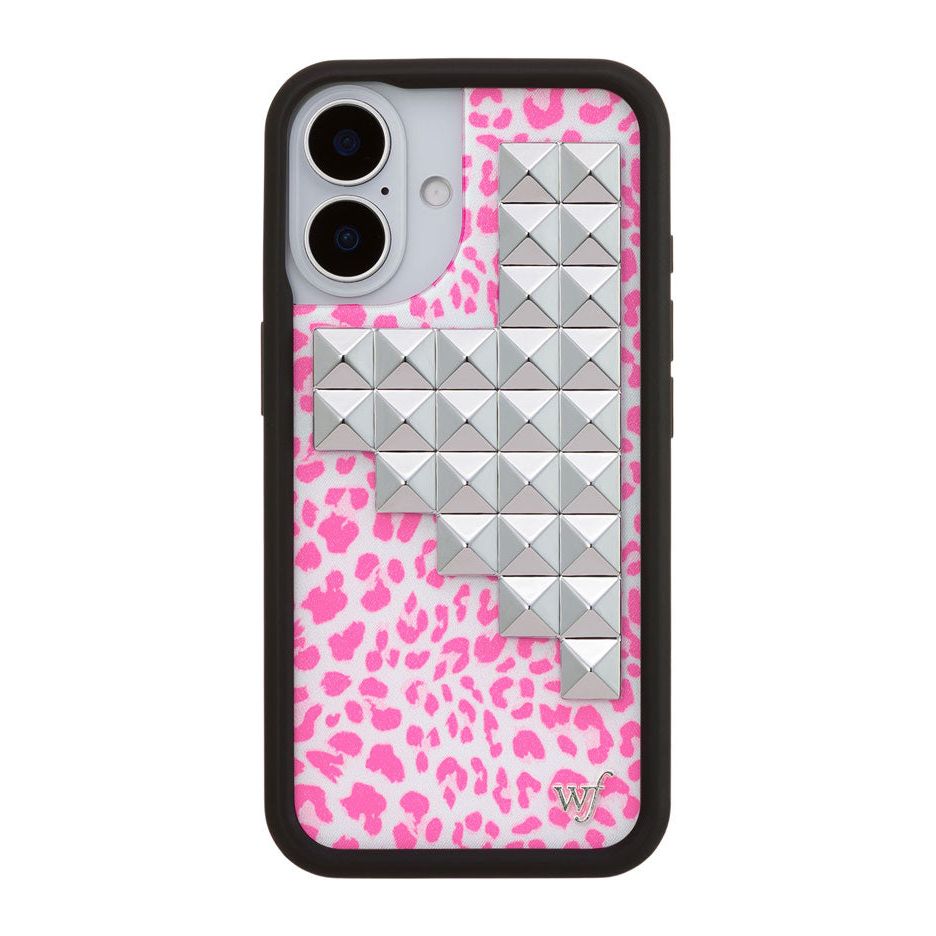 Pink Meow Stud iPhone Case