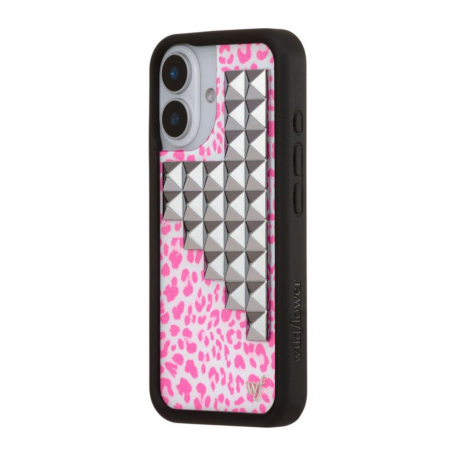 Pink Meow Stud iPhone Case