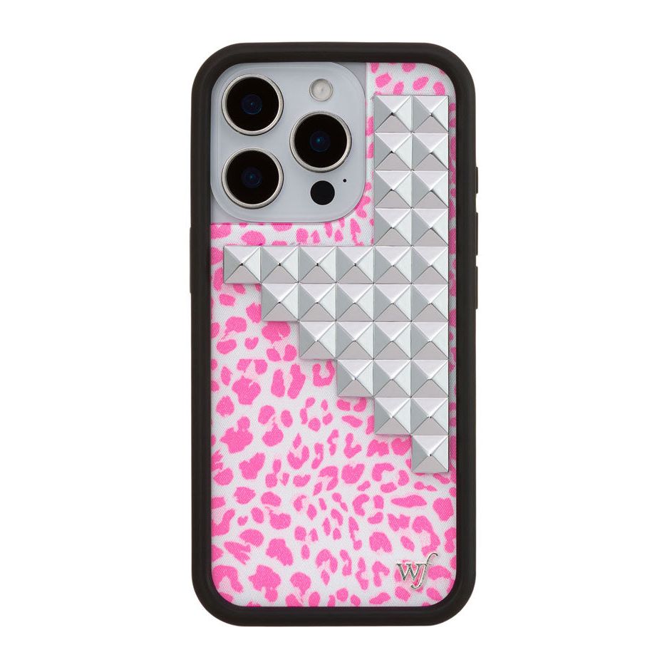 Pink Meow Stud iPhone Case