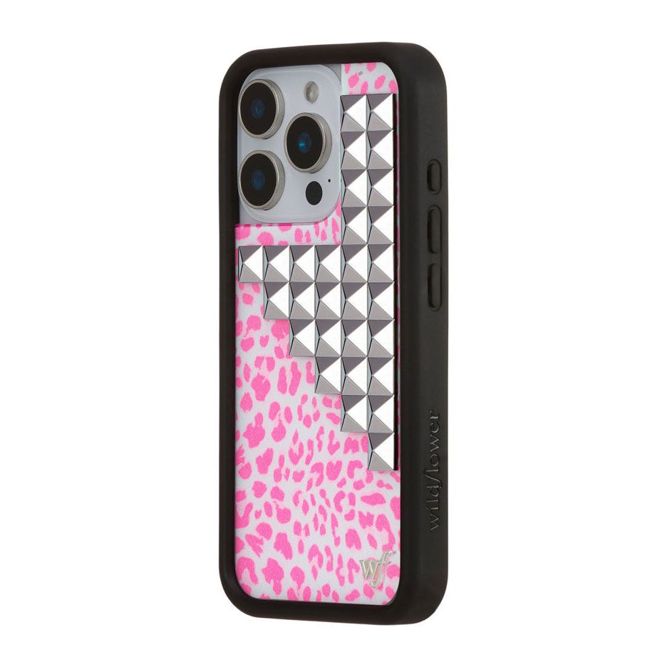 Pink Meow Stud iPhone Case