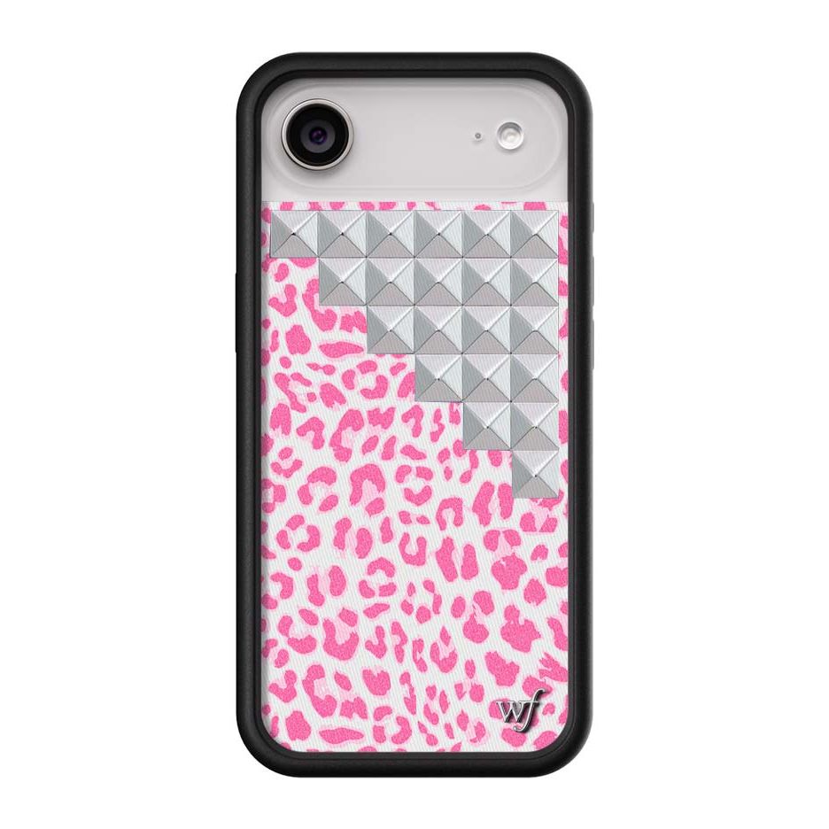 Pink Meow Stud iPhone Case