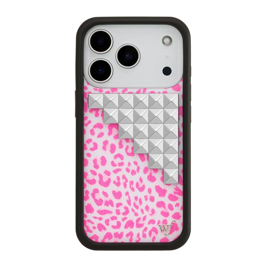 Pink Meow Stud iPhone Case