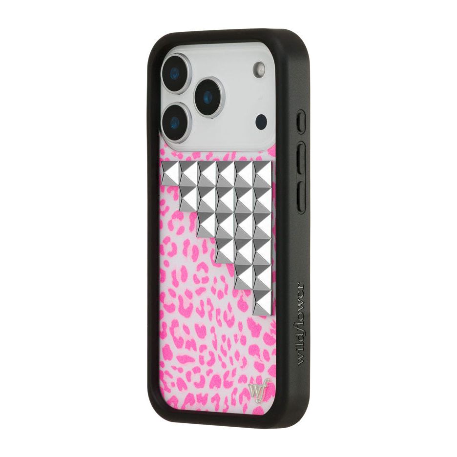 Pink Meow Stud iPhone Case