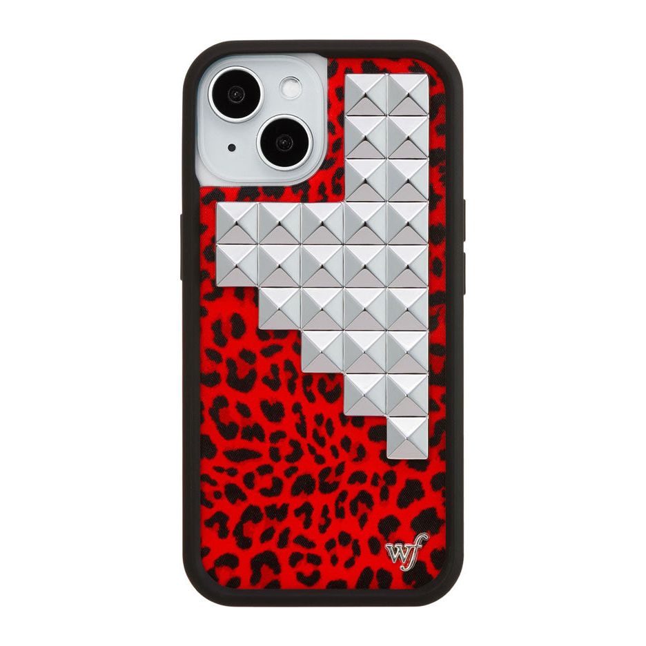 Red Meow Stud iPhone Case