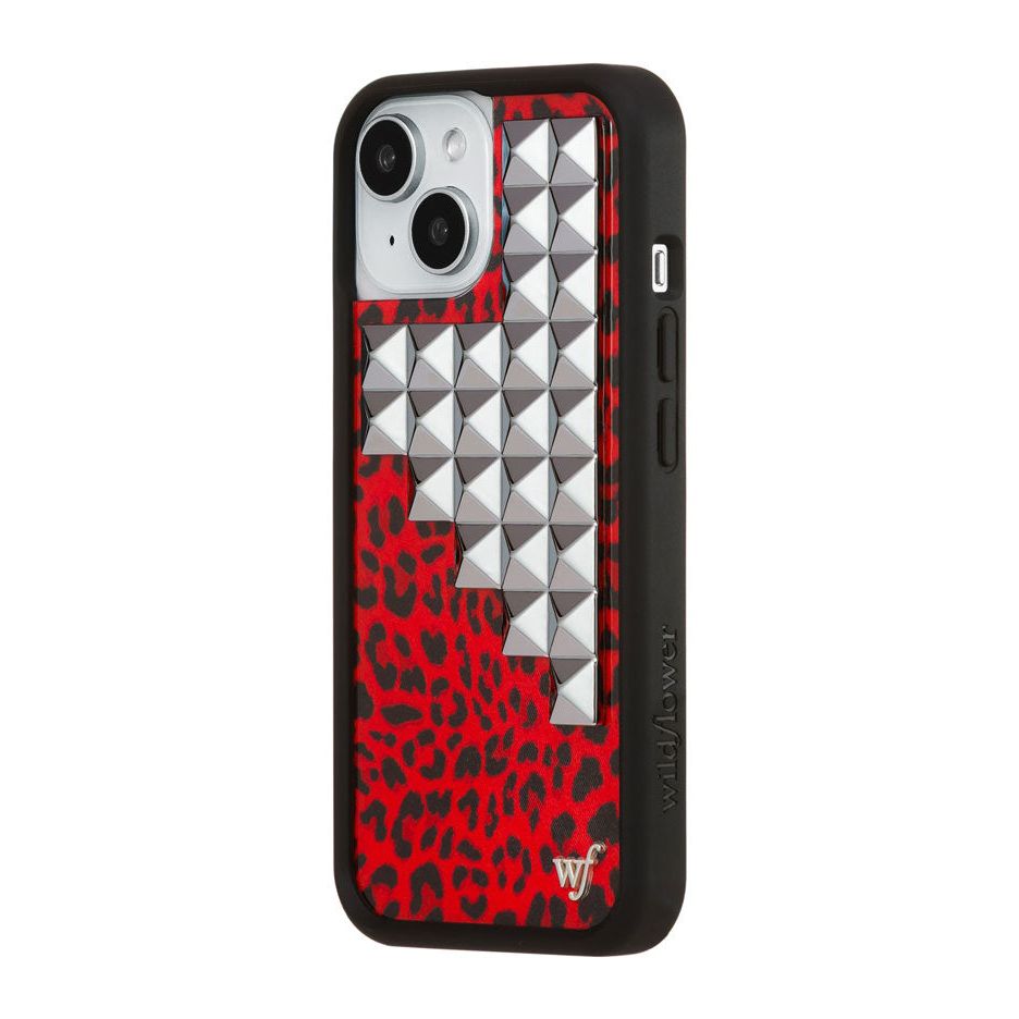Red Meow Stud iPhone Case