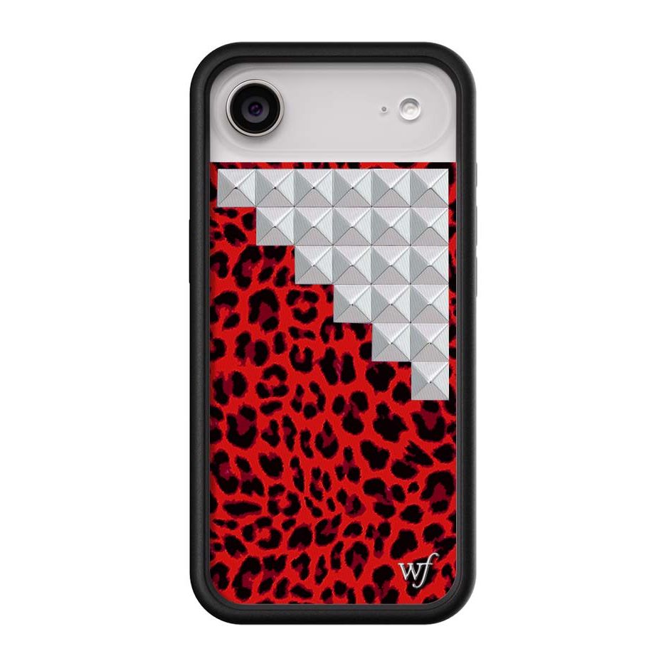 Red Meow Stud iPhone Case