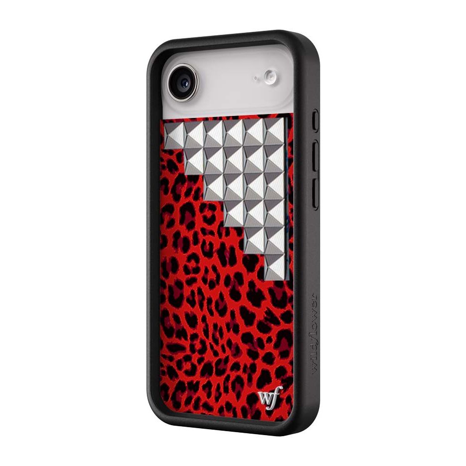 Red Meow Stud iPhone Case