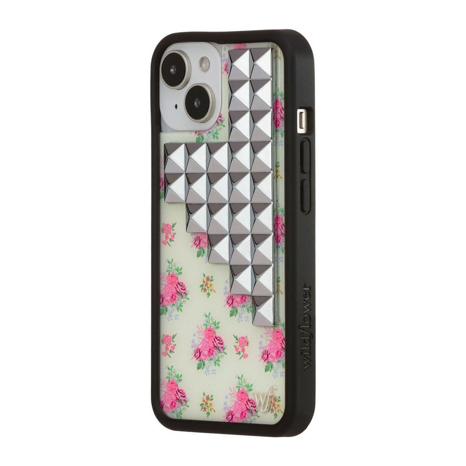 Vintage Floral Stud iPhone Case