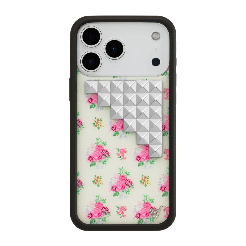 Vintage Floral Stud iPhone Case