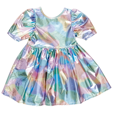 lame dress | cotton candy