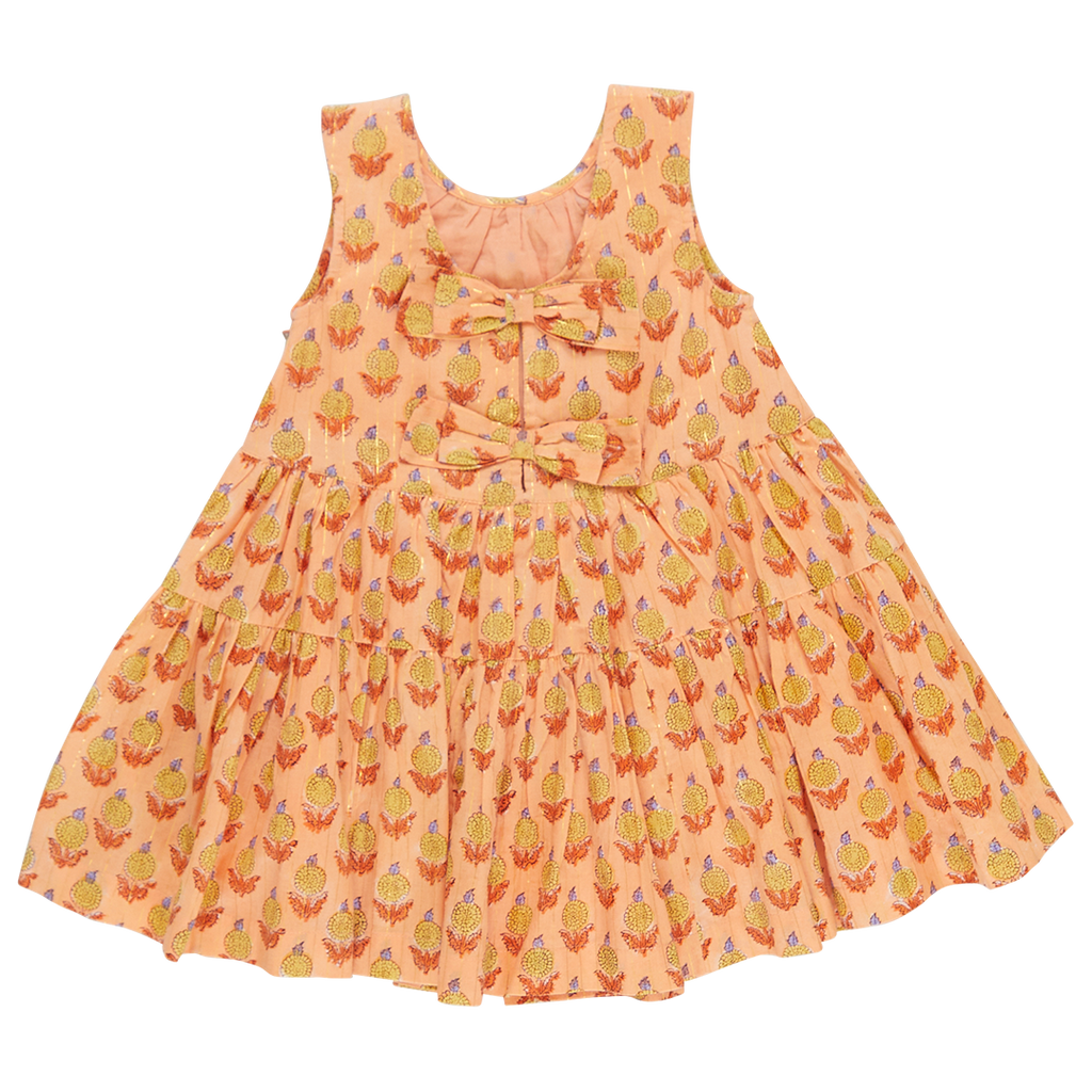 eloise dress | orange dahlia
