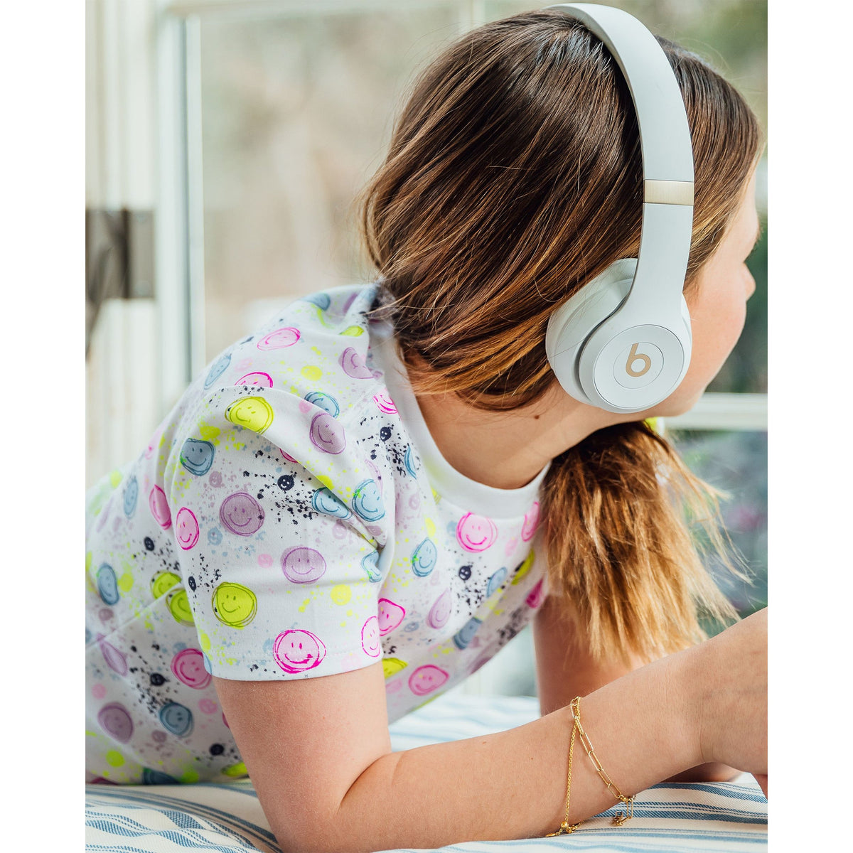 The Organic Short Sleeve Pajama Set [Smile]