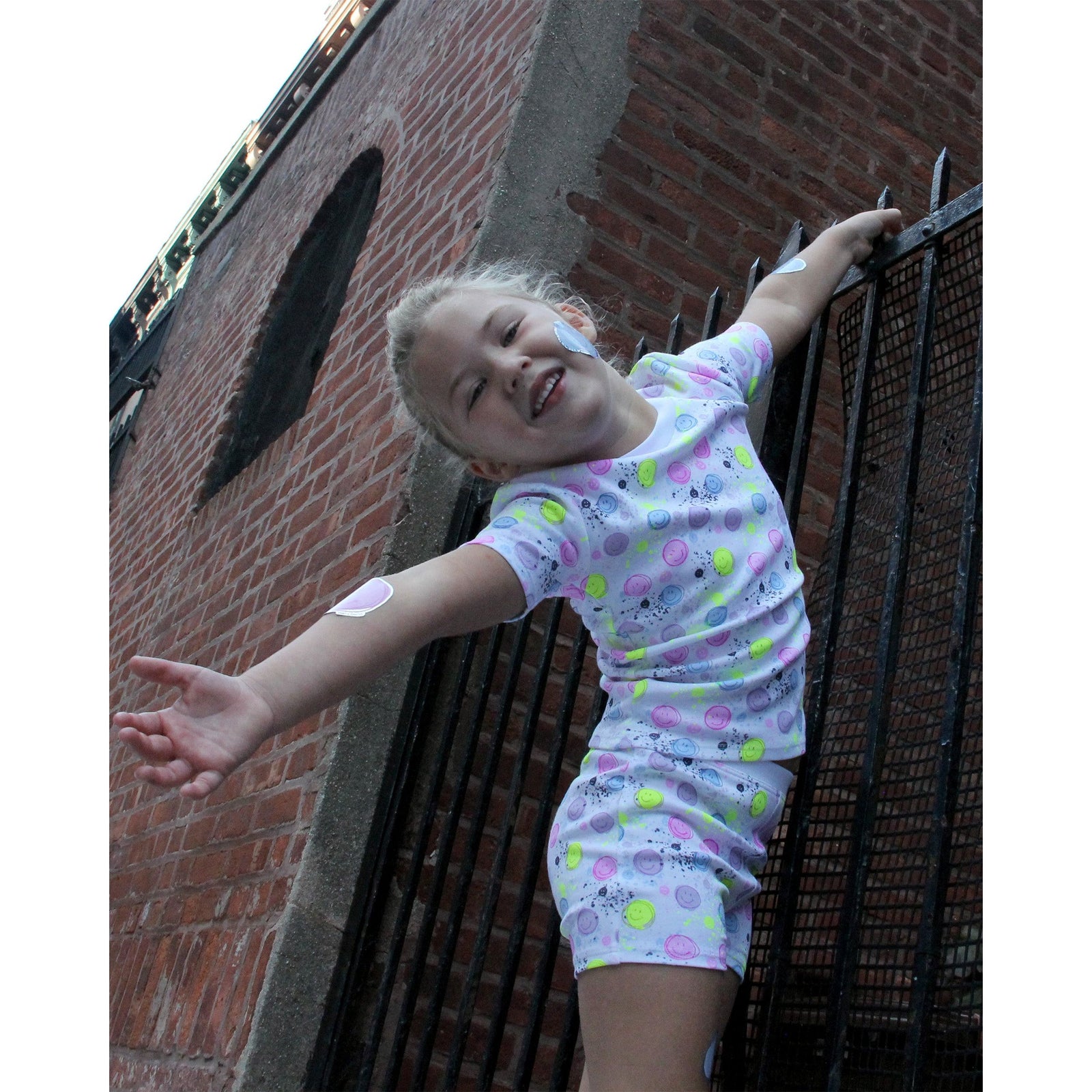 The Organic Short Sleeve Pajama Set [Smile]