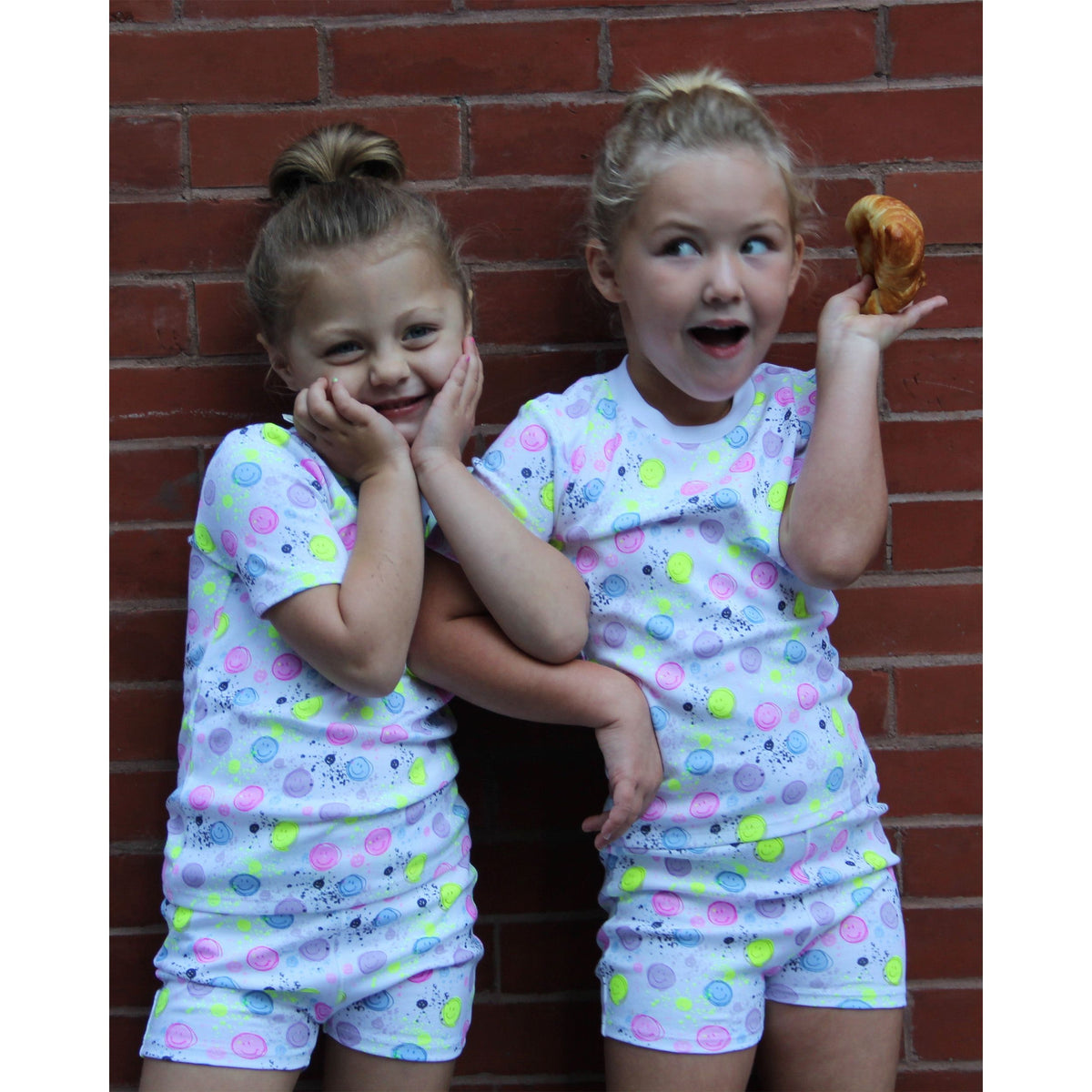 The Organic Short Sleeve Pajama Set [Smile]