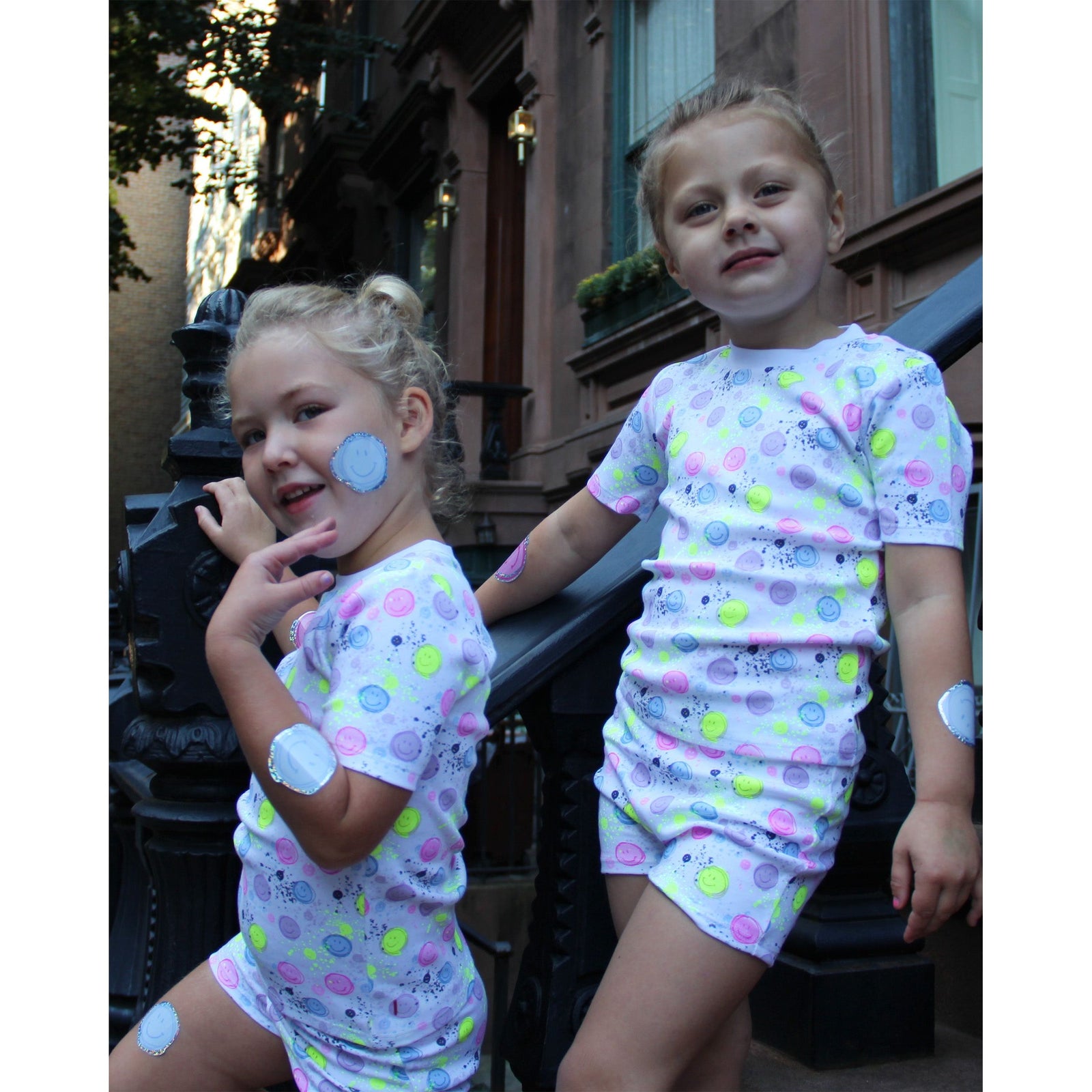 The Organic Short Sleeve Pajama Set [Smile]