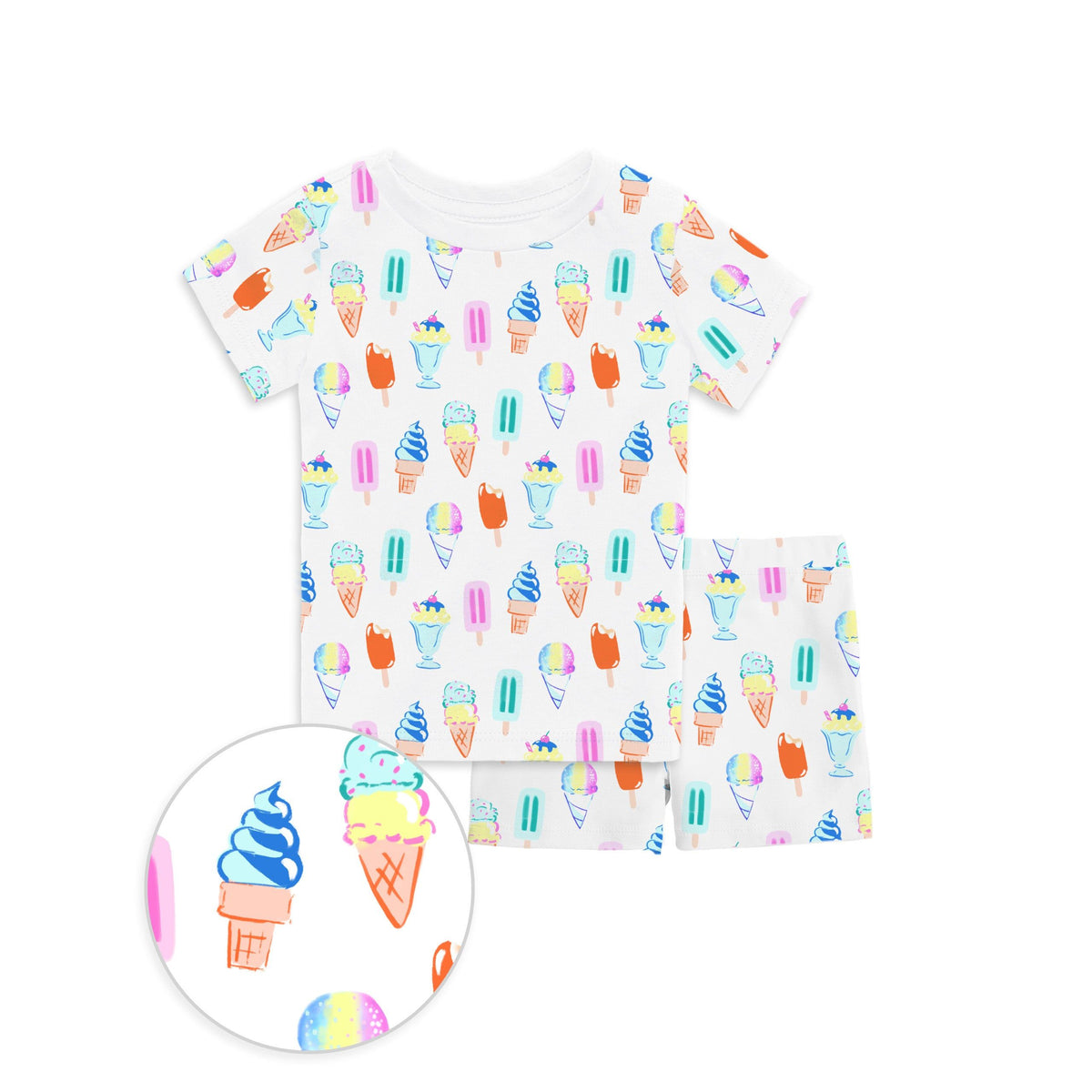 The Organic Short Sleeve Pajama Set [Sundae Funday]