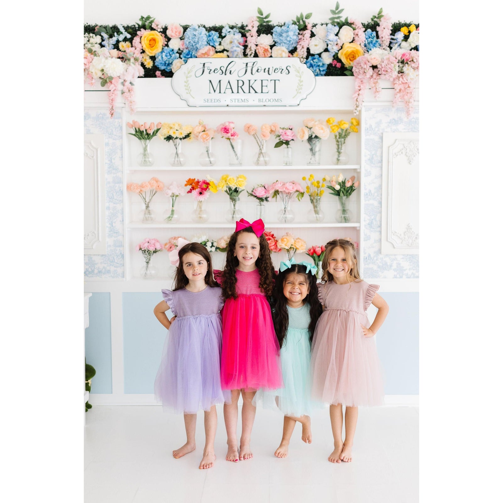 Hot Pink Shimmer Tutu Dress