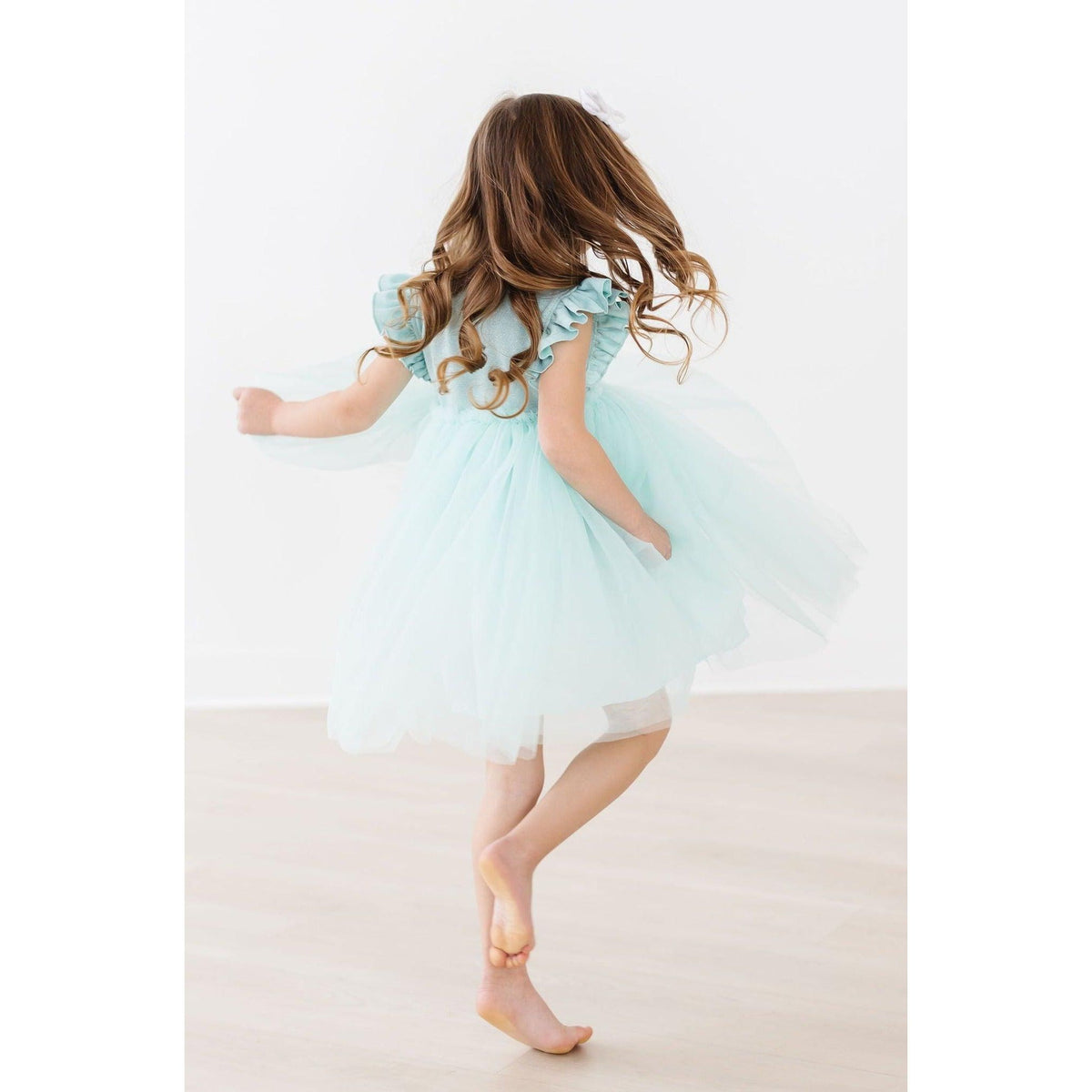 Sage Shimmer Tutu Dress