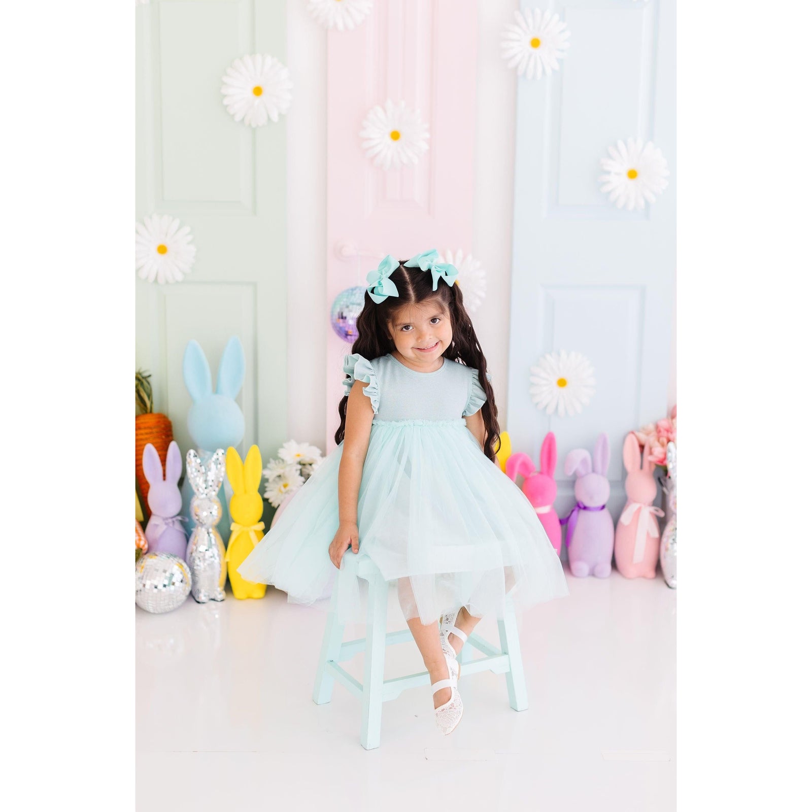 Sage Shimmer Tutu Dress