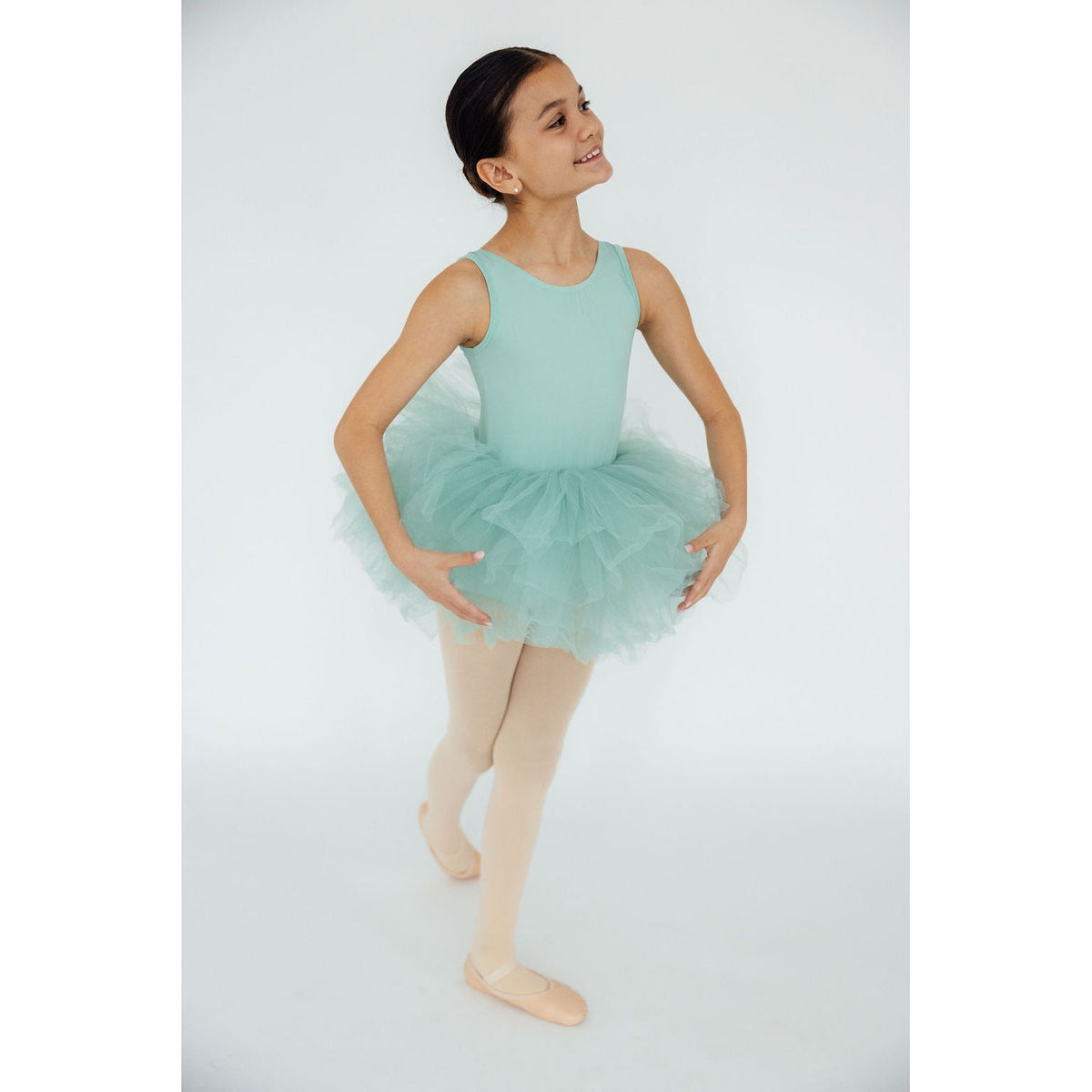Sage Tank Tutu Leotard