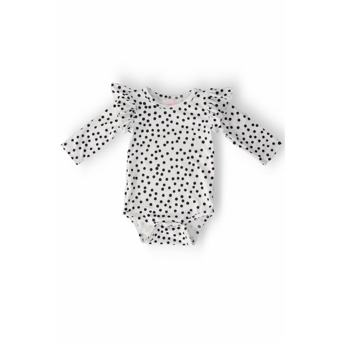 Scattered Dot L/S Flutter Bodysuit