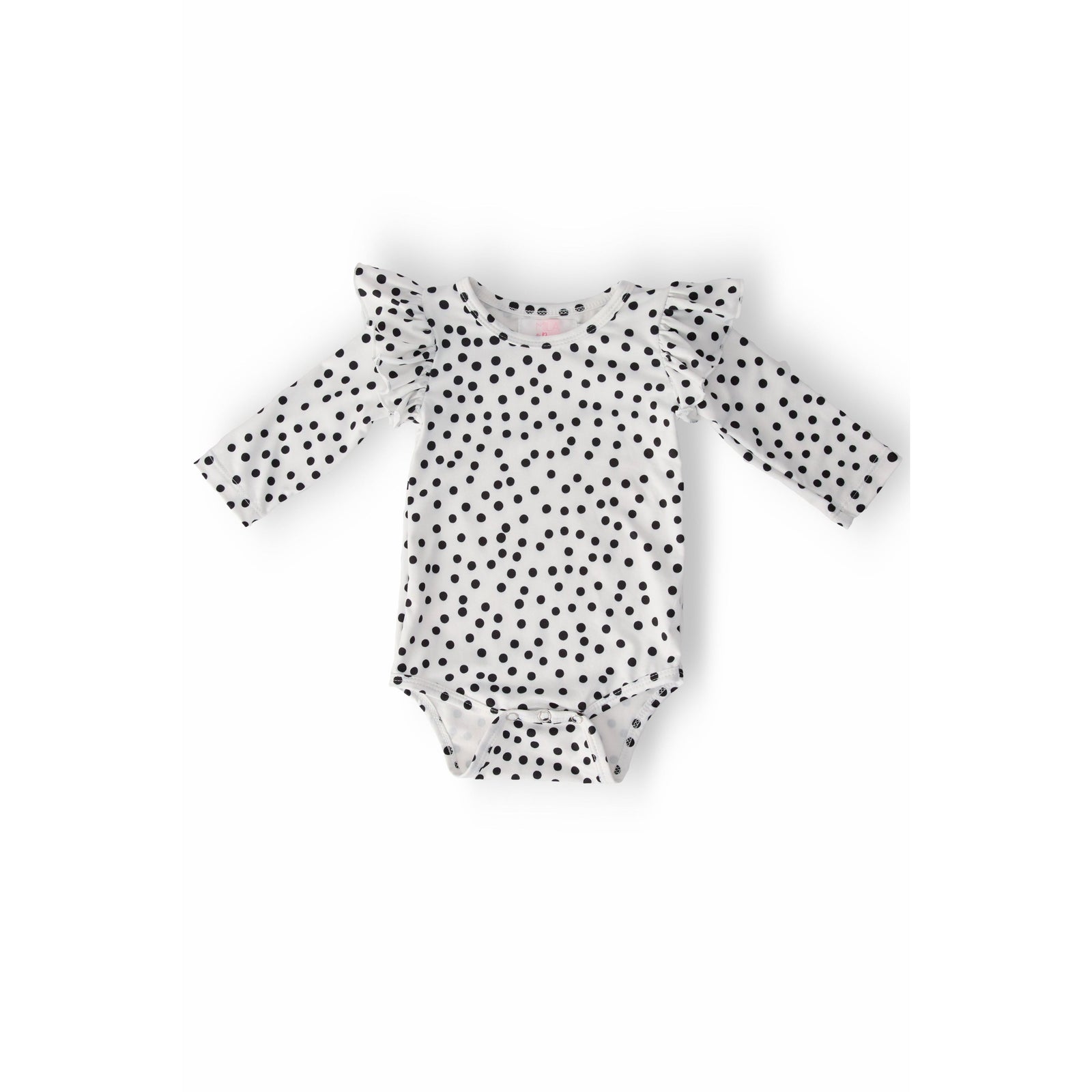 Scattered Dot L/S Flutter Bodysuit