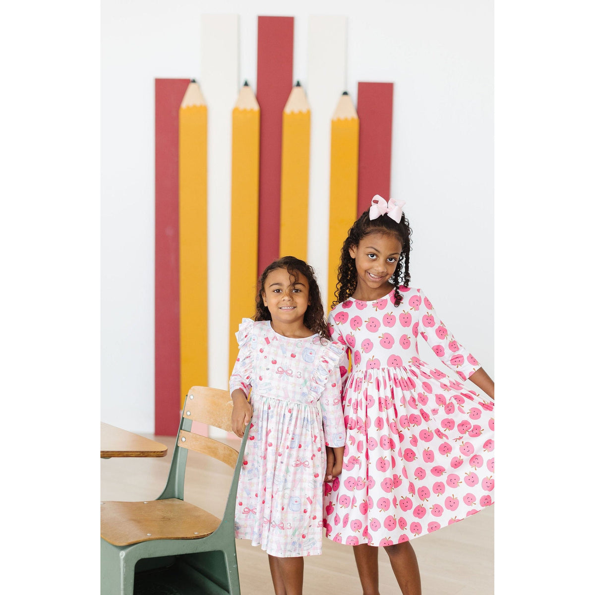 School Days 3/4 Ruffle Twirl Dress