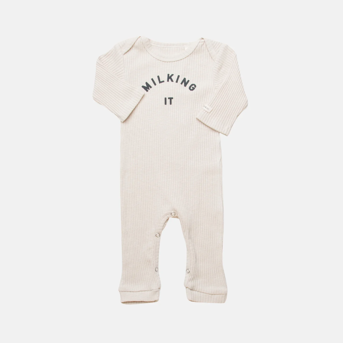 milking it romper | oat