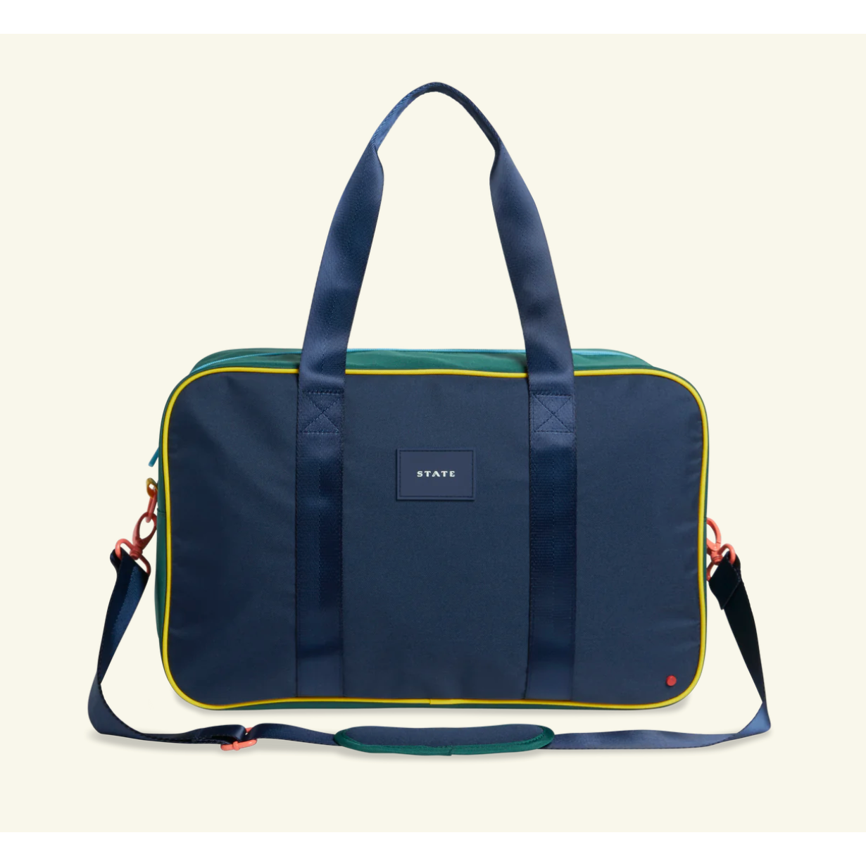 rockaway duffle | green/navy