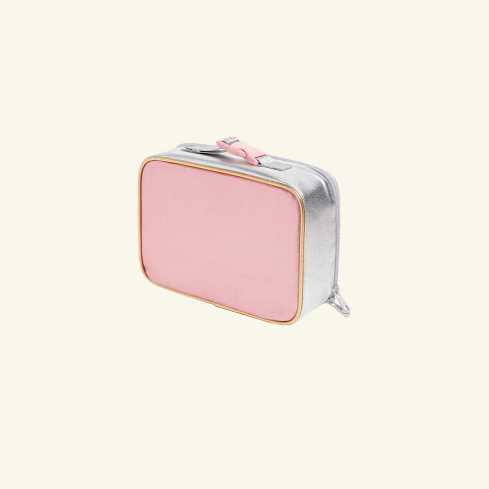 rodgers lunch box | pink/silver