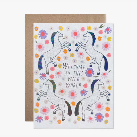 baby / welcome to this wild world card